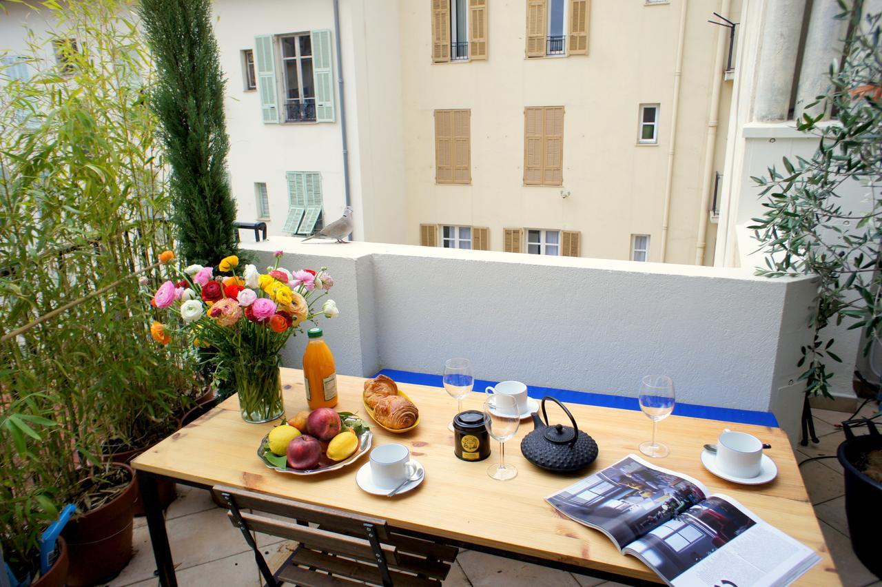 Ze Perfect Place - Elegant Appartement Avec Terrasse - Promenade Des Arts ニース エクステリア 写真