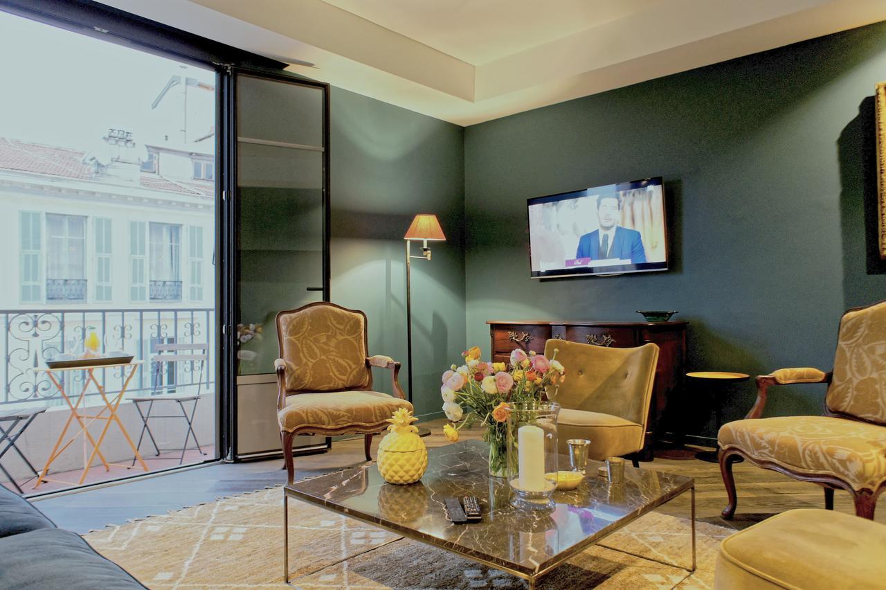 Ze Perfect Place - Elegant Appartement Avec Terrasse - Promenade Des Arts ニース エクステリア 写真